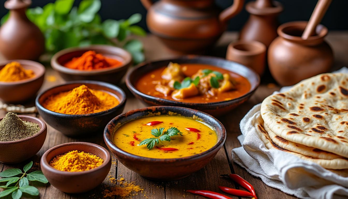 découvrez la cuisine indienne pour les nuls : apprenez à maîtriser les épices, préparer des currys savoureux et réaliser des pains traditionnels facilement.