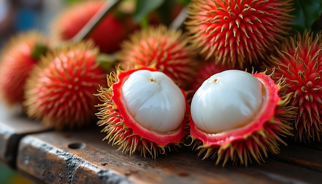 découvrez tout sur le rambutan, ce fruit exotique à l’allure poilue, avec notre guide complet pour le choisir, le préparer et savourer ce litchi unique en saveurs.