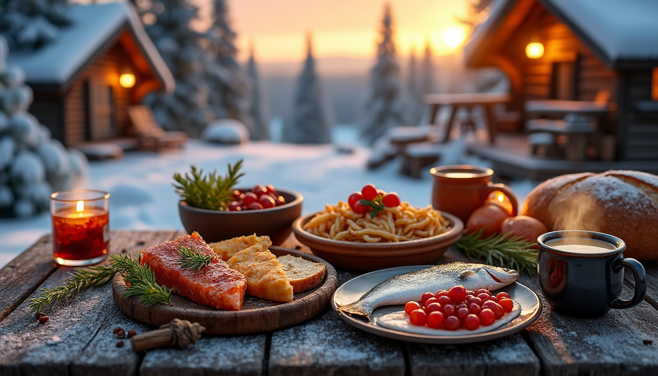 explorez les saveurs uniques de la laponie à travers ses spécialités culinaires traditionnelles. découvrez quels plats typiques goûter pour une expérience authentique et gourmande.