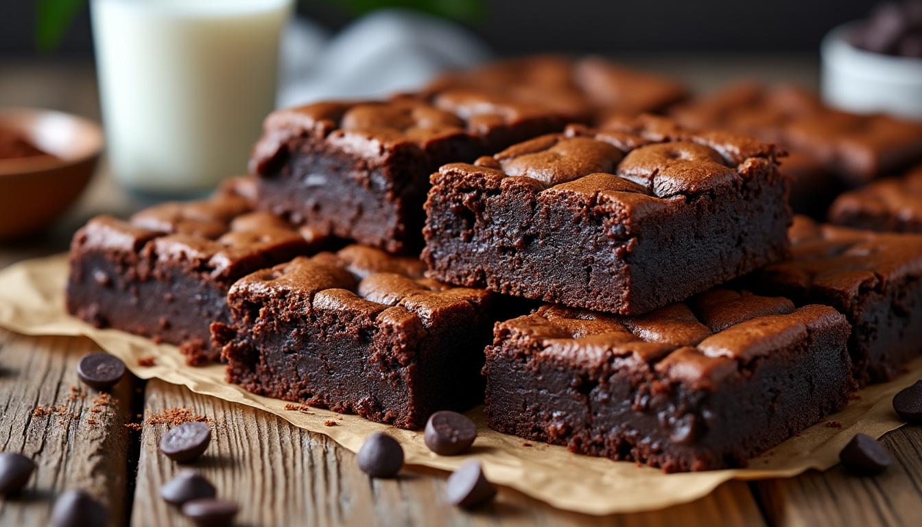 découvrez notre délicieuse recette authentique des brownies américains classiques, moelleux et gourmands, pour un dessert parfait à partager.