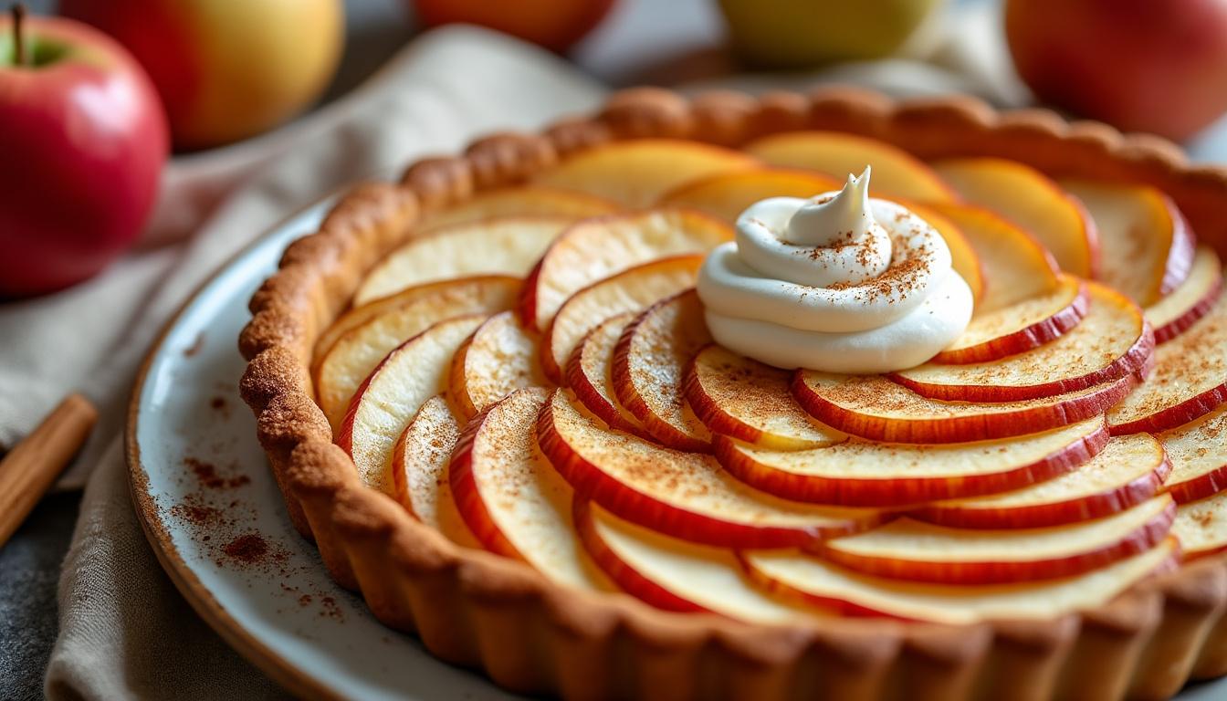 découvrez la recette simplifiée de la délicieuse tarte aux pommes, parfaite pour régaler toute la famille au quotidien.