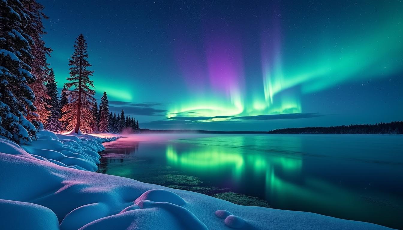 découvrez mes 3 meilleurs spots à rovaniemi pour observer les aurores boréales et vivre une expérience magique sous les lumières du nord.