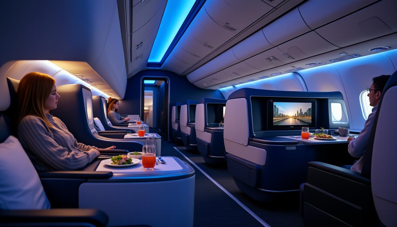 découvrez mon expérience à bord de la classe club d'air transat, alliant confort optimal et services de qualité pour un voyage agréable et reposant.