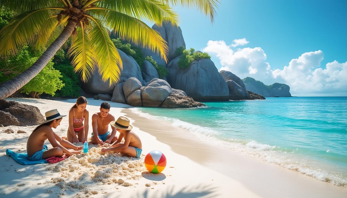 découvrez les seychelles en famille avec notre guide des plages parfaites pour petits et grands, alliant détente, sécurité et loisirs pour tous.