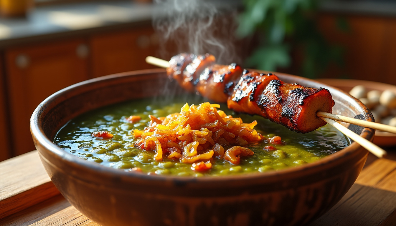 découvrez une délicieuse soupe réconfortante aux lentilles vertes, parfaite pour des repas sains et chaleureux.