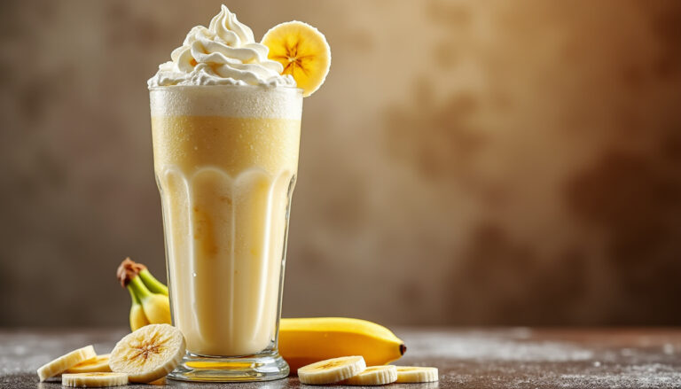 Ma recette gourmande de milk-shake à la banane
