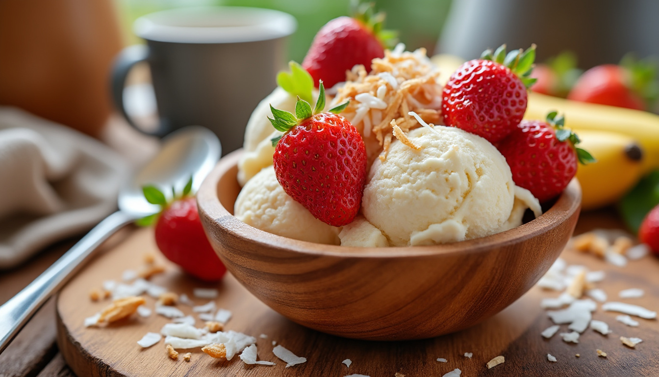 découvrez nice cream, la glace saine et naturelle idéale pour bébé et toute la famille, pour se faire plaisir tout en prenant soin de sa santé.