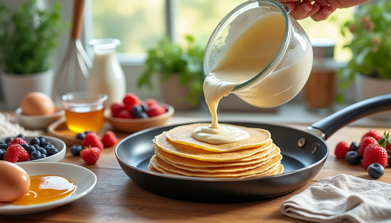 découvrez une recette simple et rapide pour préparer des crêpes savoureuses sans gluten, parfaites pour régaler toute la famille en toute gourmandise.
