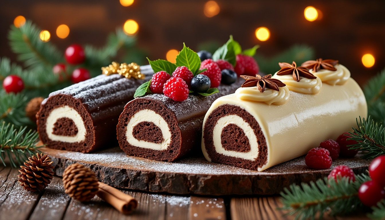 découvrez nos recettes gourmandes de bûches de noël simples et rapides à réaliser chez vous pour des fêtes délicieuses et conviviales.