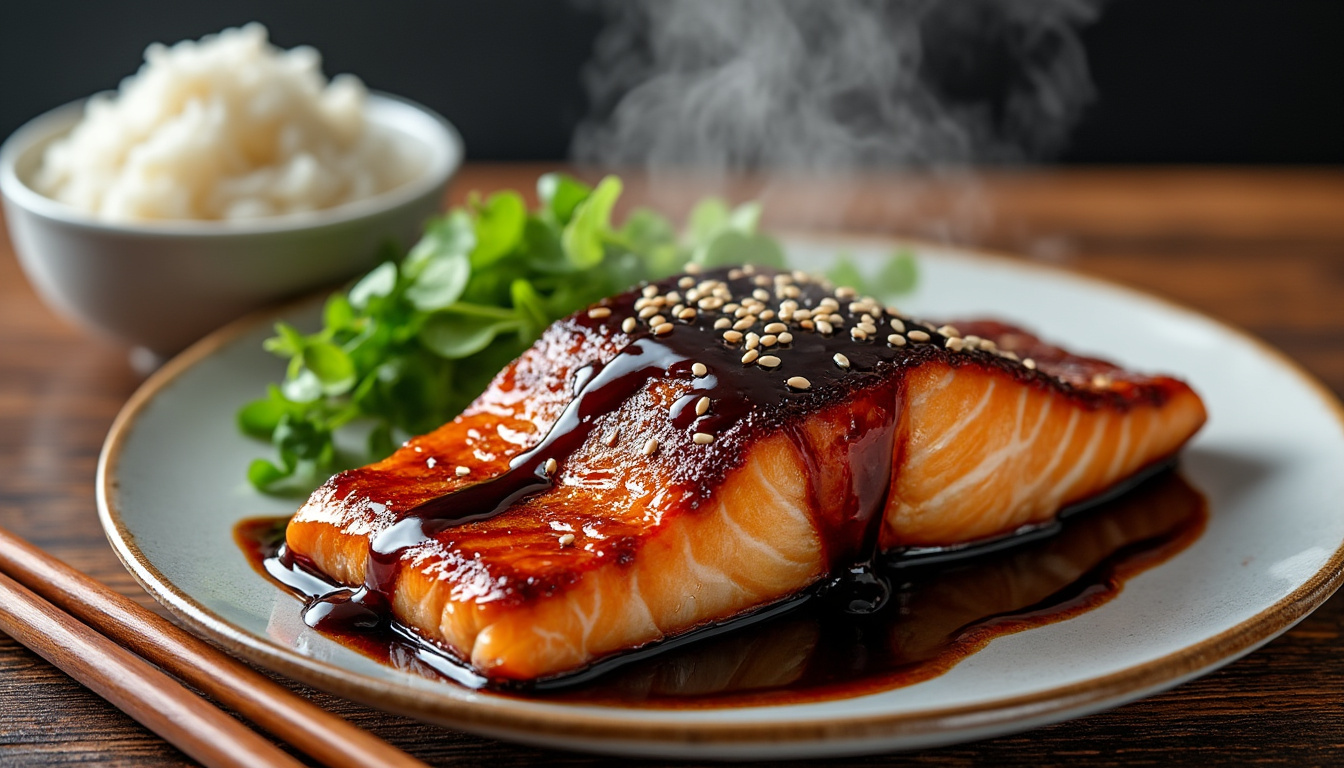 découvrez notre recette de saumon teriyaki, un plat savoureux qui vous emmène en voyage au cœur des saveurs authentiques du japon. simple, rapide et délicieux !