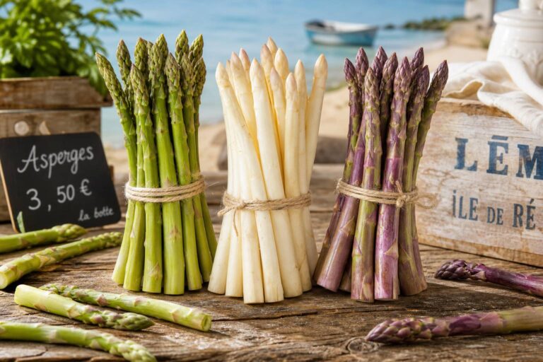 Découvrez l&rsquo;univers des asperges : violettes, blanches et vertes décryptées