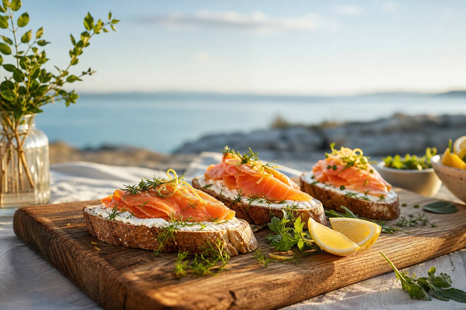 Délices de toasts au saumon fumé une gourmandise raffinée et simple à préparer