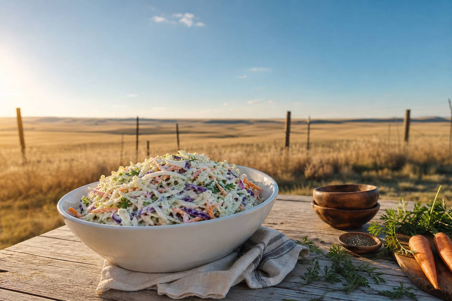 Coleslaw : la fraîcheur croquante de la salade de chou made in USA, Coleslaw traditionnel